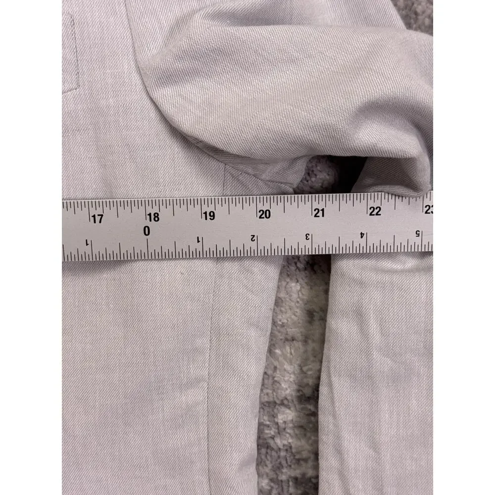 SUITSUPPLY Suit 40 S Short Mens Havana Patch Pocket Gray Italian Cotton Linen